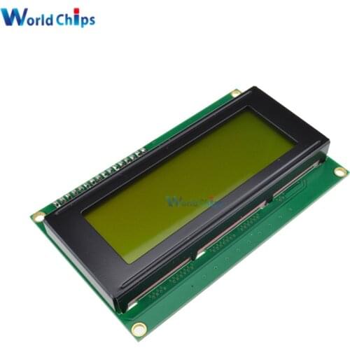 Yellow Display IIC I2C TWI SP I Serial Interface 2004 20X4 Character LCD Module