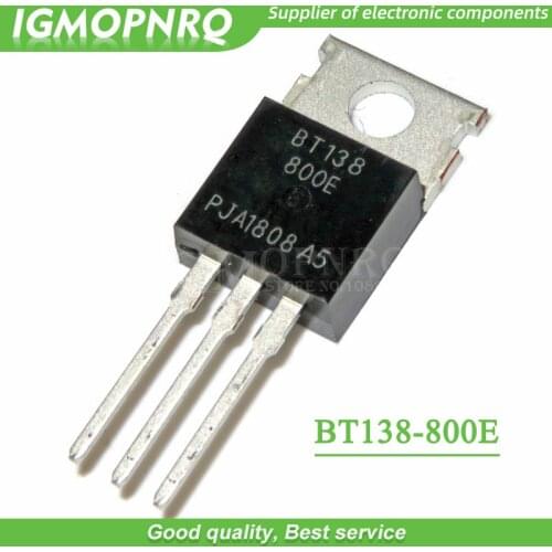 10PCS BT138-800E TO220 BT138-800 TO-220 BT138 138-800E new and original