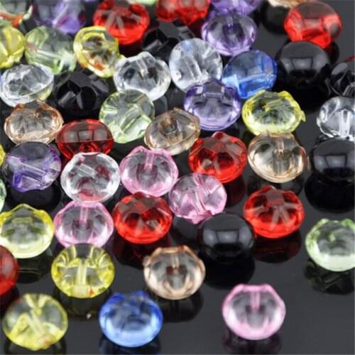 100pcs Mix Plastic Button Hemispherical Straight hole PH20