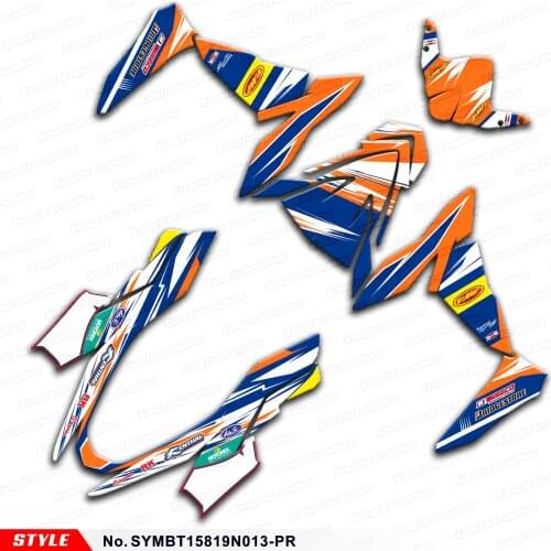 Aftermarket Motorbike Graphics Backgrounds Stickers for SYM DRG BT 158 2019 2020, Style No.SYMBT15819N013-PR