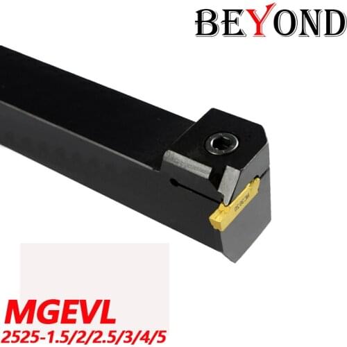 BEYOND MGEVL2525-1.5/2/2.5/3/4/5 Threading Turning Tool Holder Insert Cemented Carbide Blade Used For Cutting Factory Outlet