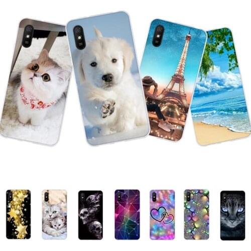 For Redmi 9A 9 A Redmi9a Case Soft TPU Silicone Case For Xiaomi Redmi 9A Redmi9a Cover Cute Funda For Redmi 9A 9 A Coque Capa