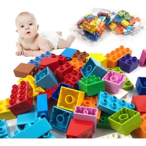 DIY Creative Building Blocks Components Model Figures Educational Bricks Accessories Toys For Children