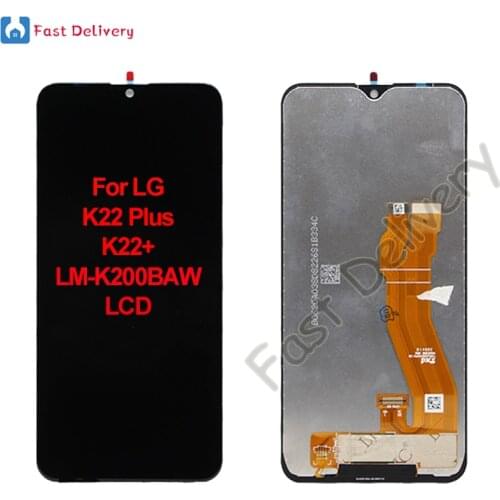 For LG K22+ K22 Plus LM-K200BAW LCD Display Touch Screen Digitizer Assembly 6.20" Replacement Accessory Parts 100% Tested