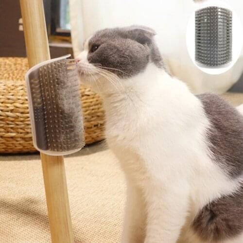 Pet Massage Brush Cat Hair Removal Comb Catnip Toy Kitten Accessories Pet Grooming Tools Kitten Self Massage Treat Toy Supplies