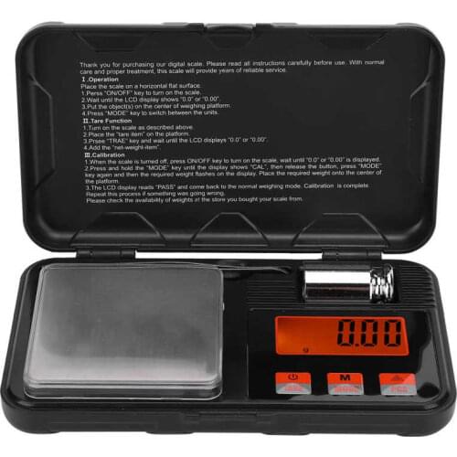 Mini Jewelry Scale High Accuracy Portable Small Pocket Scale for Gold Spices Coins Measuring Tool