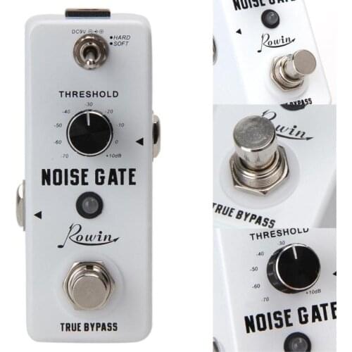 1/4"Monaural Jack DC 9V 26mA Hard/Soft 2 Working Modes Noise Killer Guitar Noise Gate Suppressor Effect Pedal