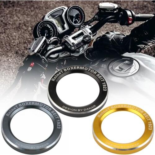 Motorcycle CNC Aluminum Ignition Starter Lock Cover Key Ignition Surround Ring For BMW R Nine T R9T 2014-2019 2018 2017 2016