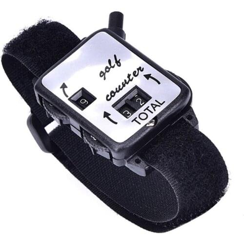 Golf Score Stroke Counter Count Watch Putt Counter Scoring Device with Wristband YS-BUY