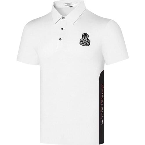 2021 summer new golf short-sleeved golf mens T-shirt comfortable, breathable and quick-drying golf clothing