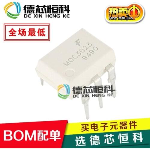 New original MOC3023 optocoupler bidirectional thyristor drive in-line DIP-6 isolated light