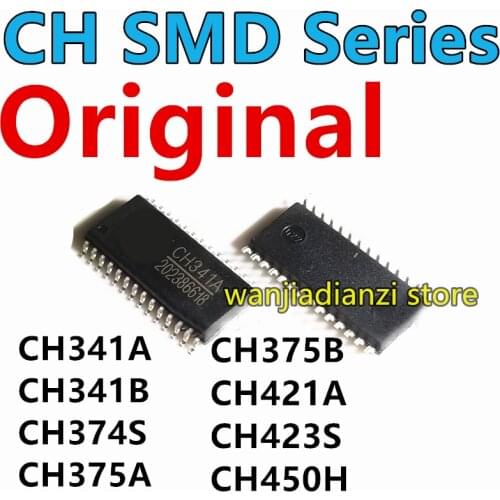 CH341A CH374S 375A 341B 375B 376S 421A 423S 451S 452A IC USB adapter chip microcontroller USB serial port turn USB serial bus c