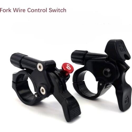 Road bicycle Mountain bike front fork wire control switch bicycle air oil spring suspension fork change wire control accessories