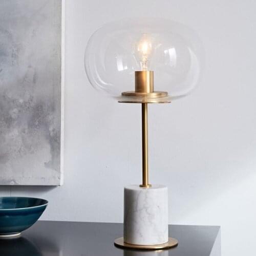 Nordic glass marble lamp contracted personality glass now sitting room sofa bed bedroom chandeliers