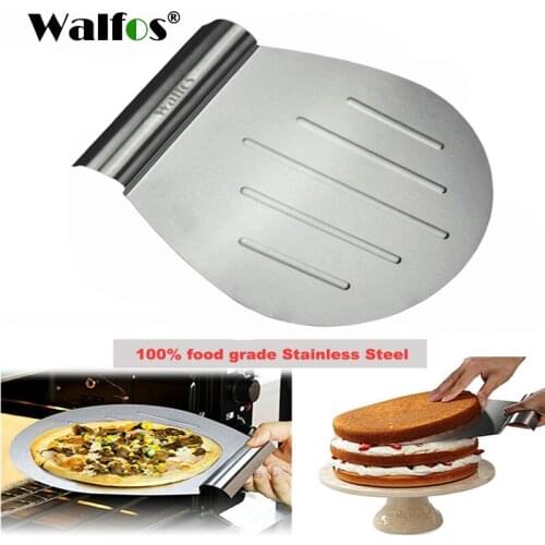 WALFOS Food Grade Transfer Cake Tray Scoop Cake Moving Plate Bread Pizza Blade Shovel Bakeware Pastry Scraper Cozinhar