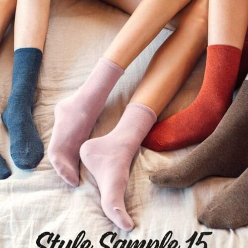 Funny socks calcetines skarpetki combed cotton plain anti-skid pile female socks couple socks