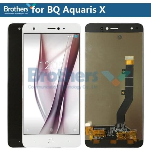 For BQ Aquaris X LCD Screen Display Touch Screen Digitizer for BQX LCD Assembly Touch Screen Phone Parts Replacement Tested Work