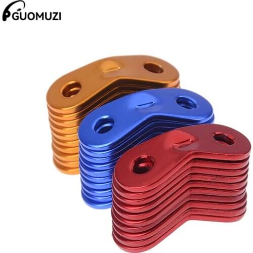 10pcs/lot Outdoor Camping Aluminum Alloy Cord Runners Rope Tensioners Tent Guy Line Rope Tensioners
