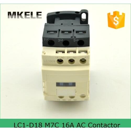 18A AC Contactor 24V 36V 48V 110V 220V 380V LC1D18B7C LC1D18CC7C LC1D18F7C LC1D18M7C LC1D18Q7C