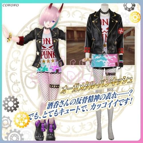 Anime! Fate/Grand Order FGO Waltz Shuten-Douji Lovely Uniform Cosplay Costume Halloween Party Fashion Dailydress NEW For Unisex