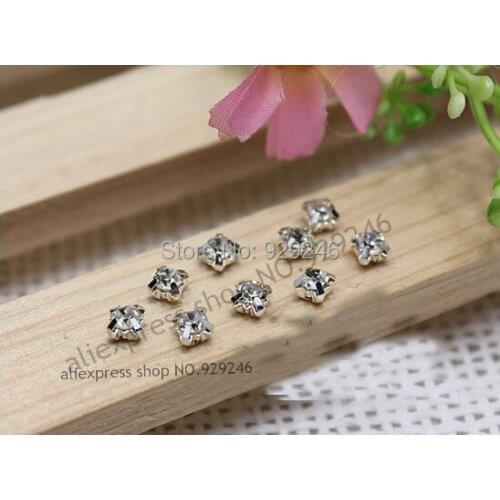 Free shipping 600pcs/lot 4mm ss16 round clear crystal cup rhinestone loose pieces for gown hat phone case shoes coat decoration