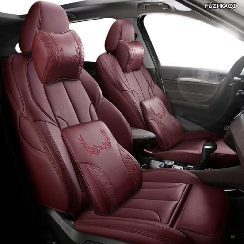 FUZHKAQI Custom Leather car seat cover For Opel Astra Antara Vectra Zafira Chery Tiggo 3 5 7 QQ A3 A2 A1 ARRIZO 7 5 3 M7 auto