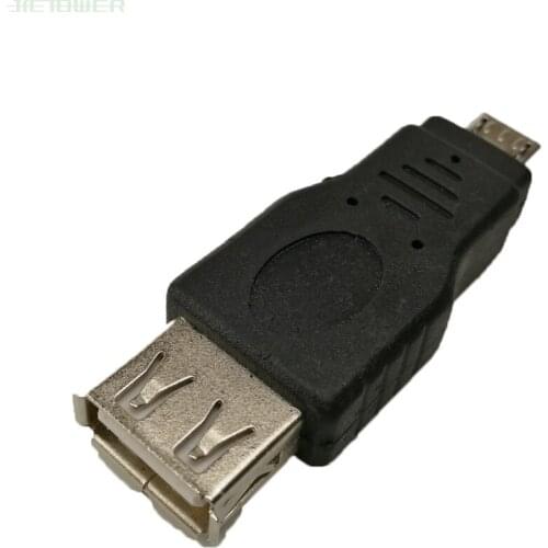 Black F/M USB 2.0 A Female To Micr USB B 5 Pin Male Plugt Adapter Converter Connector up to 480Mbps 1000pcs/lot