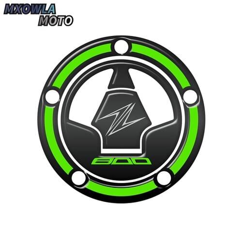 FOR Z800 Motorcycle Parts Fuel Tank Cap Slip Guard 3D Decorative Sticker Decal