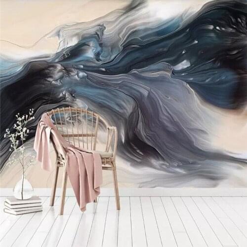 Dynamic line texture landscape art TV background wall professional production mural wallpaper wholesale custom poster photo wall