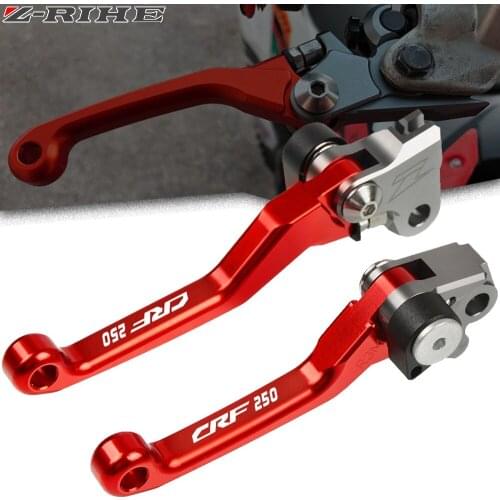 For HONDA CRF250 PALLY 2017 2018 Dirt Bike Motocross Motorbike CNC Aluminum Custom Made Folding handle Brake Clutch Lever