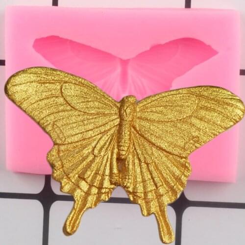 Butterfly Cupcake Topper Fondant Mold Wedding Cake Decorating Tools Cake Border Silicone Mould Candy Polymer Clay Chocolate Mold