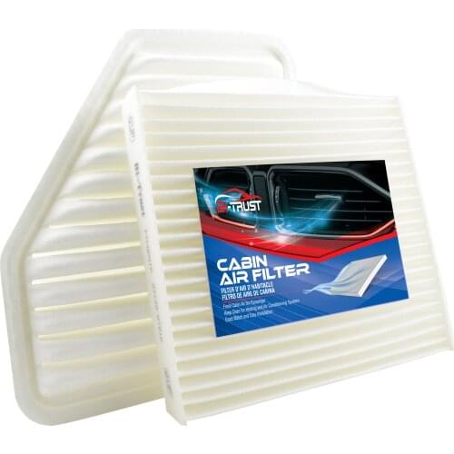 Bi-Trust Engine & Cabin Air Filter Set for Toyota Avalon 2005-2012 V6 3.5L/Scion Xb 2008-2015 L4 2.4L