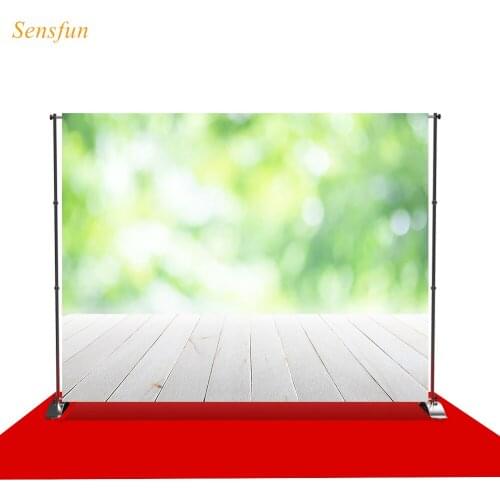 LEVOO Photography Background Wooden Table Bokeh City Park Spring Photographic Backbackdrop For Photo Studio Photophone