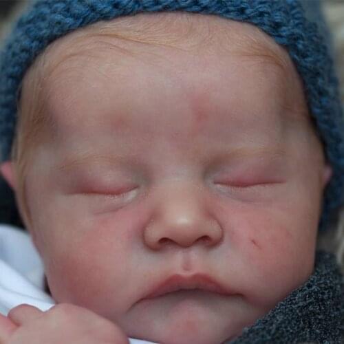 97BE Reborns Doll Kit 21 inch Blank Unpainted Baby Dolls DIY Lifelike Realistic Set