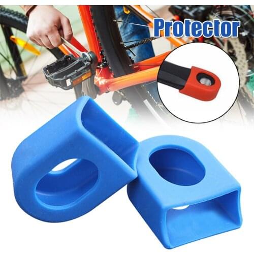 Newly 1 Pair Bicycle Crank Protector Case Protective Cover Road Bike Moutain Folding Bike Parts Crankset Accessory