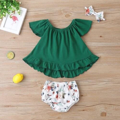 Baby Girl clothes short sleeve suit cotton girls boys summer clothes toddler sets children infant clothing cheap stuff