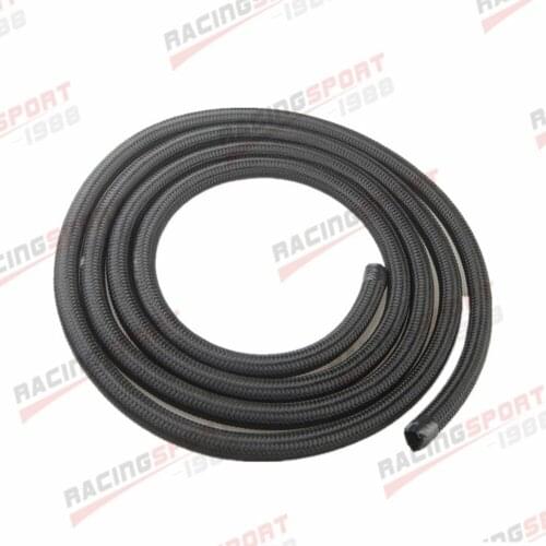 Nylon Cover Braided 1500 PSI -12AN AN12 Oil Fuel Gas Line Hose 10M(32.8FT) Black