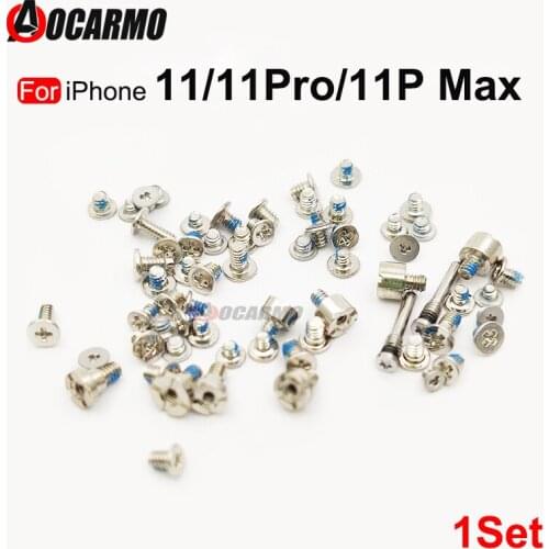 For iPhone 11 / 11 PRO / 11 Pro Max Full Set Screws Middle Bottom Frame Internal Motherboard Screw Replacement Part
