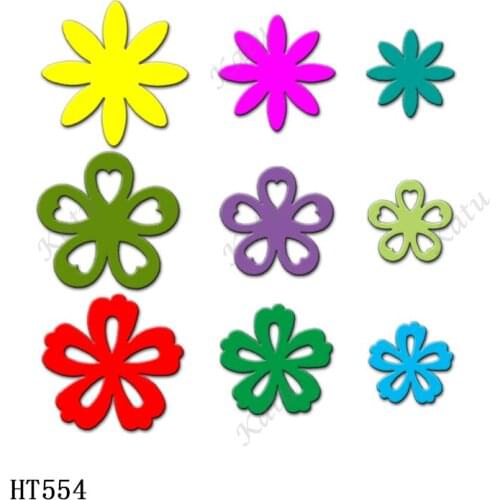 Flower Cutting dies - New Die Cutting And Wooden Mold,HT554 Suitable For Common Die Cutting Machines On The Market