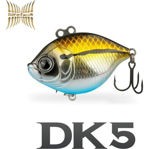 Lurefans VIB Fishing Lure DK5 55mm18g All Range Sinking Wobbler Long Throw Swimming Design For Trout Pike Perch Bass Lure Bait