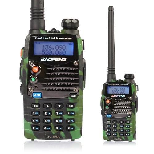 Baofeng walkie Ham Two Way Radio BAOFENG UV-5R 136-174 / 400-520 Mhz Dual Band with 1800 mAh li-ion battery Radio free earpiece