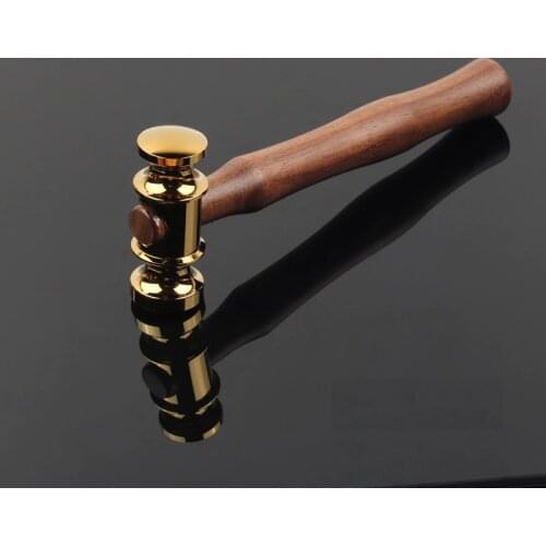 Handmade mini hammer with wood handle Leather Craft Tool Judge harmmer Hand Tools