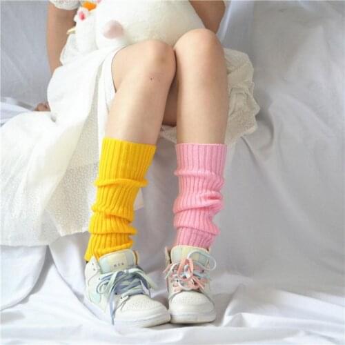 200pair Funny Boot Cuffs Warmer Knit Leg Thermal Socks Acrylic High Quality Leg Warmer