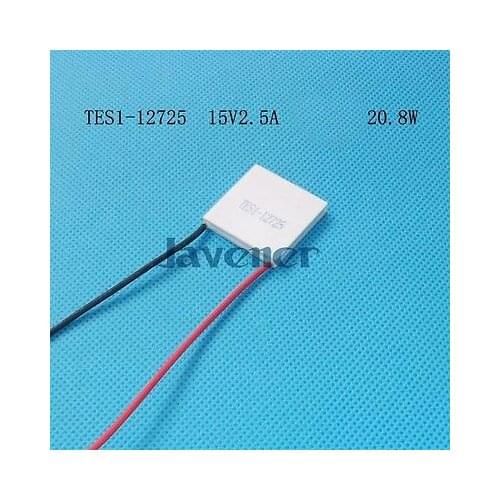 TES1-12725 Heatsink Thermoelectric Cooler Peltier Cooling Plate 25x25mm 15V 2.5A Refrigeration Module