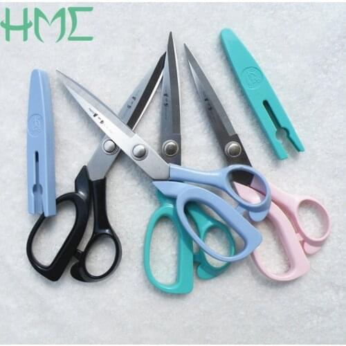 High Quality 1pc Random Color Carbon Stainless Steel Tailor Scissors Dressmaking Fabric Shears Craft DIY Sewing Scissors