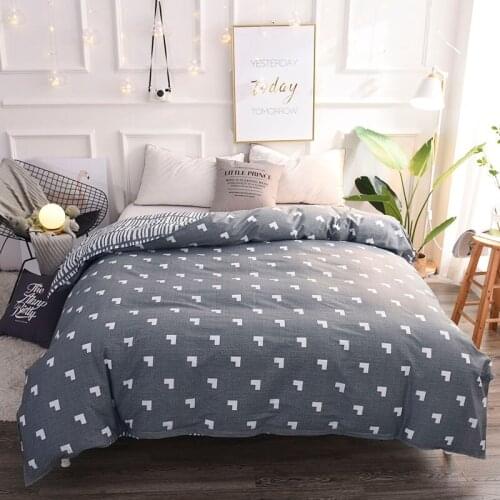 1 PC Environmental printing and dyeing super soft duvet cover cotton home-textile 5 size 14 colors for choose