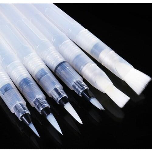 1PC Portable Paint Brush Water Color Brush Pencil Soft Watercolor Brush Pen for Beginner Painting Drawing Art Supplies