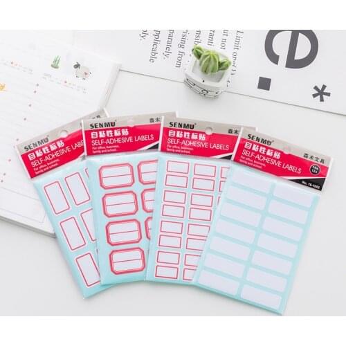 12 pieces of self-adhesive labels, price stickers, classification stickers, small price labels, handwritten stickers