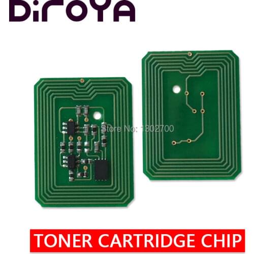 4PCS 43459408 43459407 43459406 43459405 Toner Cartridge chip For OKI DATA C3400 C3300 C 3300 3400 printer powder reset EUR