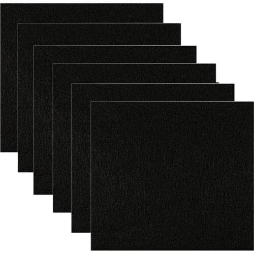 6Pcs Activated Carbon Filter Cotton For Litter Box Cleaner Replacement Pet Cat Litter Box Activated Carbon Filter Cotton No Box